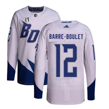 Authentic Adidas Men's Alex Barre-Boulet Tampa Bay Lightning 2022 Stadium Series Primegreen 2022 Stanley Cup Final Jersey - Whit