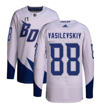 Authentic Adidas Men's Andrei Vasilevskiy Tampa Bay Lightning 2022 Stadium Series Primegreen 2022 Stanley Cup Final Jersey - Whi