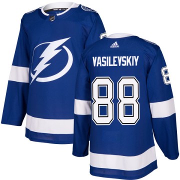 Authentic Adidas Men's Andrei Vasilevskiy Tampa Bay Lightning Jersey - Blue