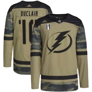 Authentic Adidas Men's Anthony Duclair Tampa Bay Lightning Military Appreciation Practice 2022 Stanley Cup Final Jersey - Camo