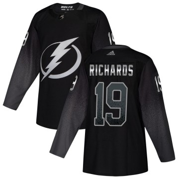 Authentic Adidas Men's Brad Richards Tampa Bay Lightning Alternate Jersey - Black