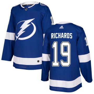 Authentic Adidas Men's Brad Richards Tampa Bay Lightning Home Jersey - Blue