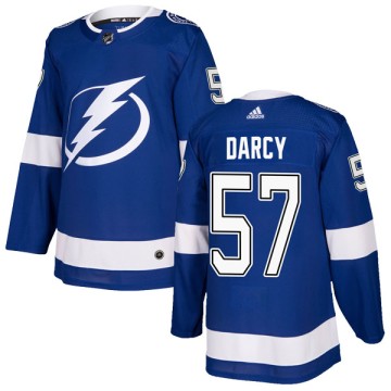 Authentic Adidas Men's Cam Darcy Tampa Bay Lightning Home Jersey - Blue