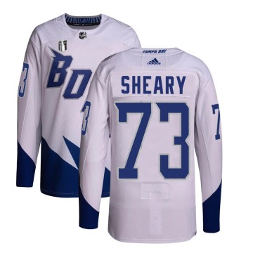 Authentic Adidas Men's Conor Sheary Tampa Bay Lightning 2022 Stadium Series Primegreen 2022 Stanley Cup Final Jersey - White