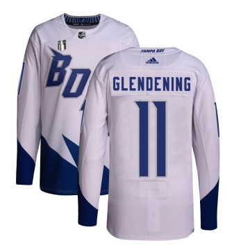 Authentic Adidas Men's Luke Glendening Tampa Bay Lightning 2022 Stadium Series Primegreen 2022 Stanley Cup Final Jersey - White