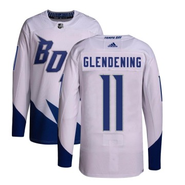 Authentic Adidas Men's Luke Glendening Tampa Bay Lightning 2022 Stadium Series Primegreen Jersey - White