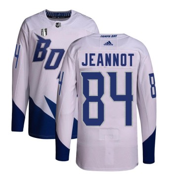 Authentic Adidas Men's Tanner Jeannot Tampa Bay Lightning 2022 Stadium Series Primegreen 2022 Stanley Cup Final Jersey - White