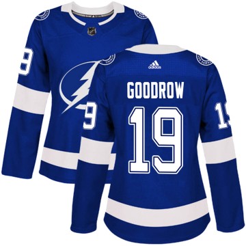 Authentic Adidas Women's Barclay Goodrow Tampa Bay Lightning ized Home Jersey - Blue