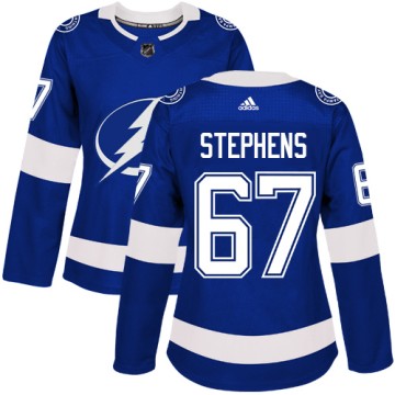 Authentic Adidas Women's Mitchell Stephens Tampa Bay Lightning Home Jersey - Royal Blue