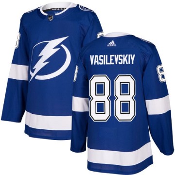 Authentic Adidas Youth Andrei Vasilevskiy Tampa Bay Lightning Home Jersey - Royal Blue