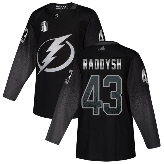 Authentic Adidas Youth Darren Raddysh Tampa Bay Lightning Alternate 2022 Stanley Cup Final Jersey - Black