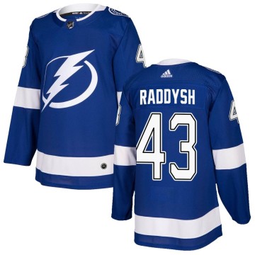 Authentic Adidas Youth Darren Raddysh Tampa Bay Lightning Home Jersey - Blue