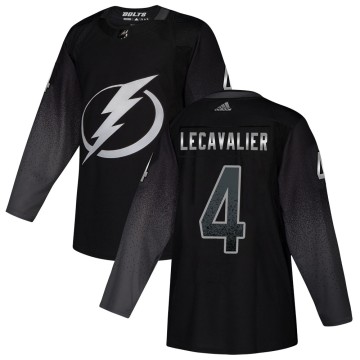 Authentic Adidas Youth Vincent Lecavalier Tampa Bay Lightning Alternate Jersey - Black