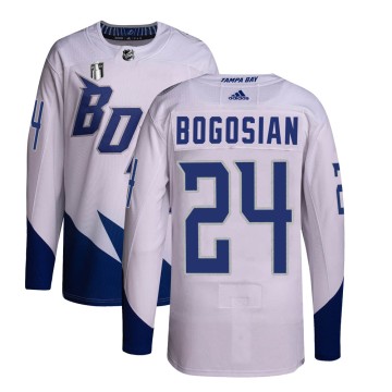 Authentic Adidas Youth Zach Bogosian Tampa Bay Lightning 2022 Stadium Series Primegreen 2022 Stanley Cup Final Jersey - White
