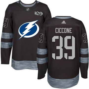 Authentic Youth Enrico Ciccone Tampa Bay Lightning 1917-2017 100th Anniversary Jersey - Black