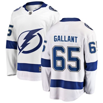 Breakaway Fanatics Branded Men's Alex Gallant Tampa Bay Lightning Away Jersey - White