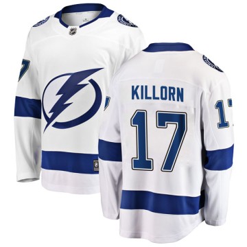 Breakaway Fanatics Branded Men's Alex Killorn Tampa Bay Lightning Away Jersey - White