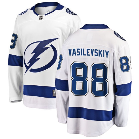 Breakaway Fanatics Branded Men's Andrei Vasilevskiy Tampa Bay Lightning Away Jersey - White