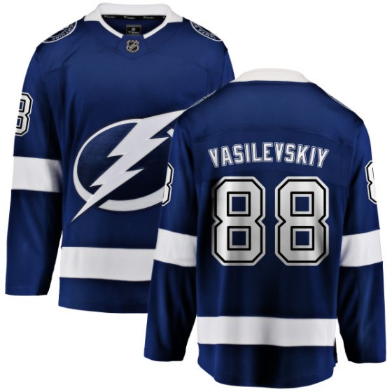 Breakaway Fanatics Branded Men's Andrei Vasilevskiy Tampa Bay Lightning Home Jersey - Blue