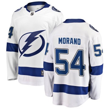 Breakaway Fanatics Branded Men's Antoine Morand Tampa Bay Lightning Away Jersey - White