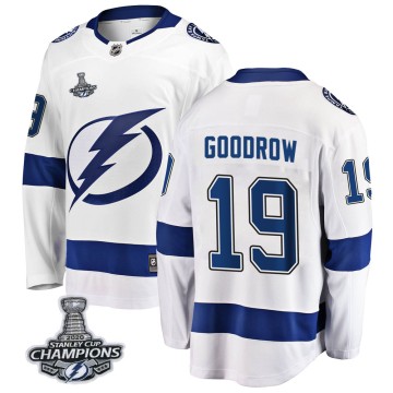 Breakaway Fanatics Branded Men's Barclay Goodrow Tampa Bay Lightning Away 2020 Stanley Cup Champions Jersey - White