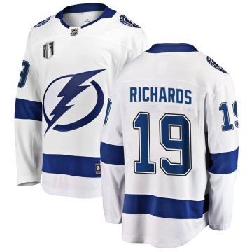 Breakaway Fanatics Branded Men's Brad Richards Tampa Bay Lightning Away 2022 Stanley Cup Final Jersey - White