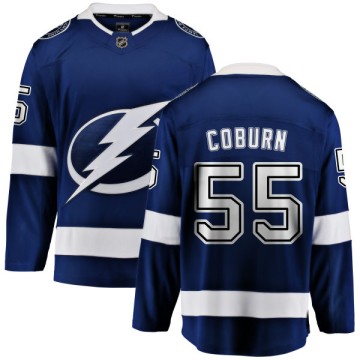 Breakaway Fanatics Branded Men's Braydon Coburn Tampa Bay Lightning Home Jersey - Blue