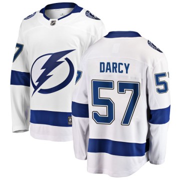 Breakaway Fanatics Branded Men's Cam Darcy Tampa Bay Lightning Away Jersey - White