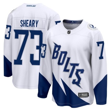 Breakaway Fanatics Branded Men's Conor Sheary Tampa Bay Lightning 2022 Stadium Series Jersey - White