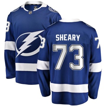 Breakaway Fanatics Branded Men's Conor Sheary Tampa Bay Lightning Home Jersey - Blue