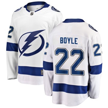 Breakaway Fanatics Branded Men's Dan Boyle Tampa Bay Lightning Away Jersey - White