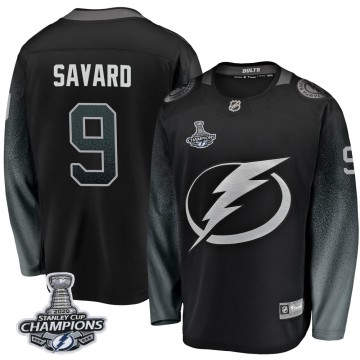 Breakaway Fanatics Branded Men's Denis Savard Tampa Bay Lightning Alternate 2020 Stanley Cup Champions Jersey - Black