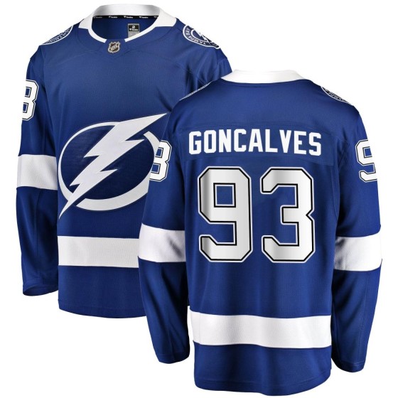 Breakaway Fanatics Branded Men's Gage Goncalves Tampa Bay Lightning Home Jersey - Blue
