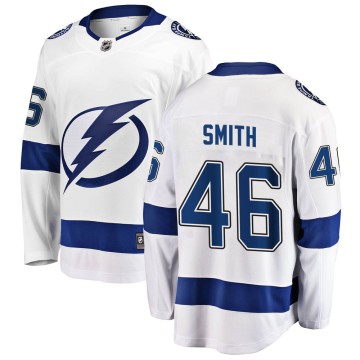 Breakaway Fanatics Branded Men's Gemel Smith Tampa Bay Lightning Away Jersey - White