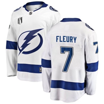 Breakaway Fanatics Branded Men's Haydn Fleury Tampa Bay Lightning Away 2022 Stanley Cup Final Jersey - White