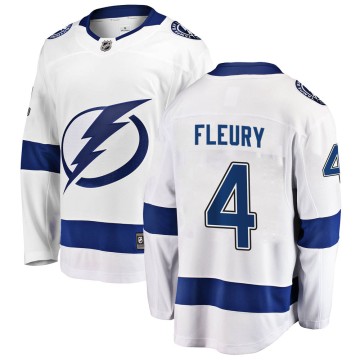 Breakaway Fanatics Branded Men's Haydn Fleury Tampa Bay Lightning Away Jersey - White