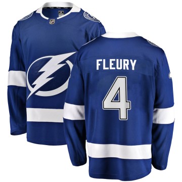 Breakaway Fanatics Branded Men's Haydn Fleury Tampa Bay Lightning Home Jersey - Blue