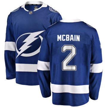 Breakaway Fanatics Branded Men's Jamie McBain Tampa Bay Lightning Home Jersey - Blue