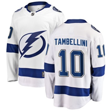 Breakaway Fanatics Branded Men's Jeff Tambellini Tampa Bay Lightning Away Jersey - White