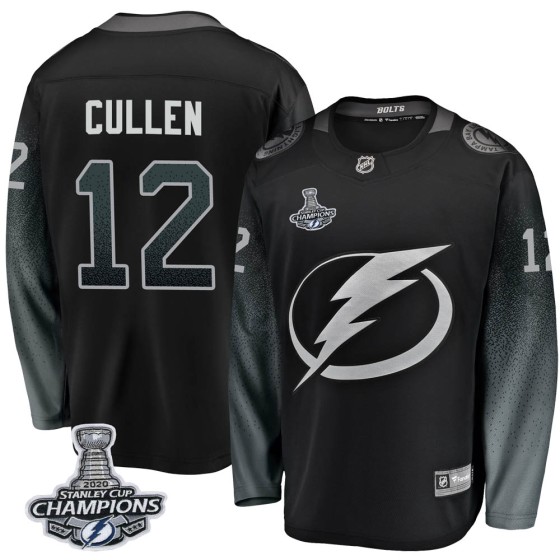 Breakaway Fanatics Branded Men's John Cullen Tampa Bay Lightning Alternate 2020 Stanley Cup Champions Jersey - Black