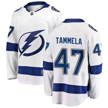 Breakaway Fanatics Branded Men's Jonne Tammela Tampa Bay Lightning Away Jersey - White