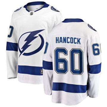Breakaway Fanatics Branded Men's Kevin Hancock Tampa Bay Lightning Away Jersey - White