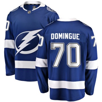 Breakaway Fanatics Branded Men's Louis Domingue Tampa Bay Lightning Home Jersey - Blue