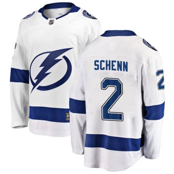 Breakaway Fanatics Branded Men's Luke Schenn Tampa Bay Lightning Away Jersey - White
