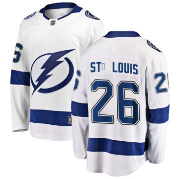 Breakaway Fanatics Branded Men's Martin St. Louis Tampa Bay Lightning Away Jersey - White