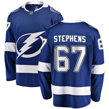 Breakaway Fanatics Branded Men's Mitchell Stephens Tampa Bay Lightning Home Jersey - Blue