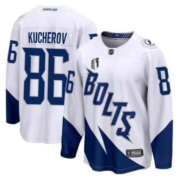 Breakaway Fanatics Branded Men's Nikita Kucherov Tampa Bay Lightning 2022 Stadium Series 2022 Stanley Cup Final Jersey - White
