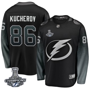 Breakaway Fanatics Branded Men's Nikita Kucherov Tampa Bay Lightning Alternate 2020 Stanley Cup Champions Jersey - Black