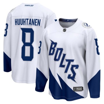 Breakaway Fanatics Branded Men's Niko Huuhtanen Tampa Bay Lightning 2022 Stadium Series Jersey - White