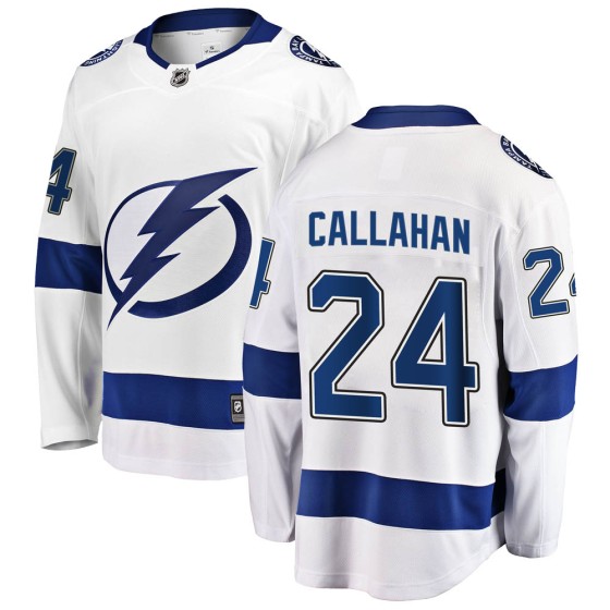 Breakaway Fanatics Branded Men's Ryan Callahan Tampa Bay Lightning Away Jersey - White